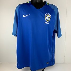 Nike Men’s Brasil Jersey Authentic 2016 Dri Fit XL